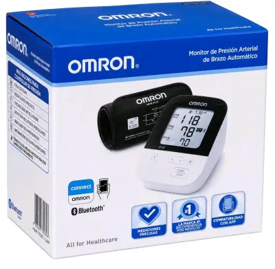 Monitor de Presión Arterial Omron Automático Bluetooth - miniatura 3