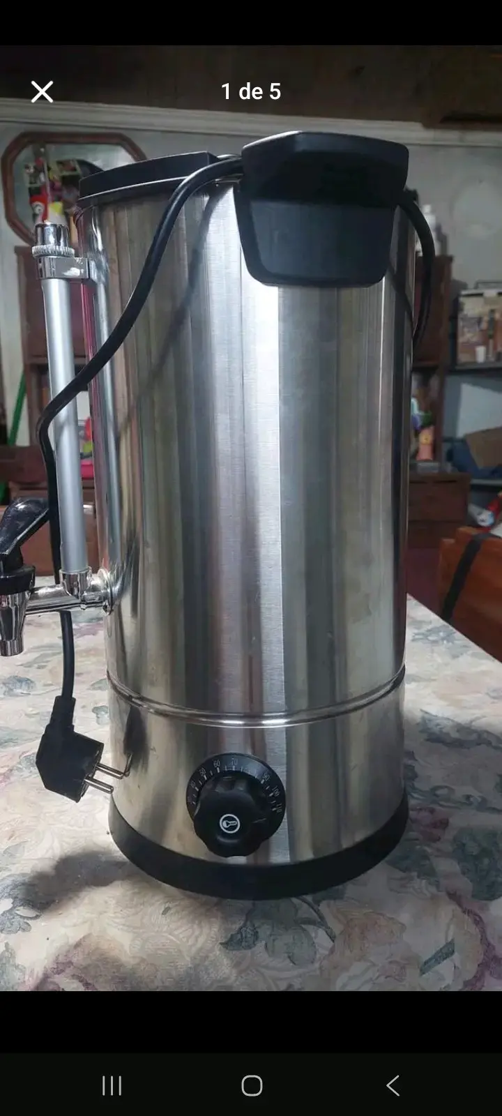 Calentador de Agua Eléctrico Boma 10L Acero Inoxidable - 1