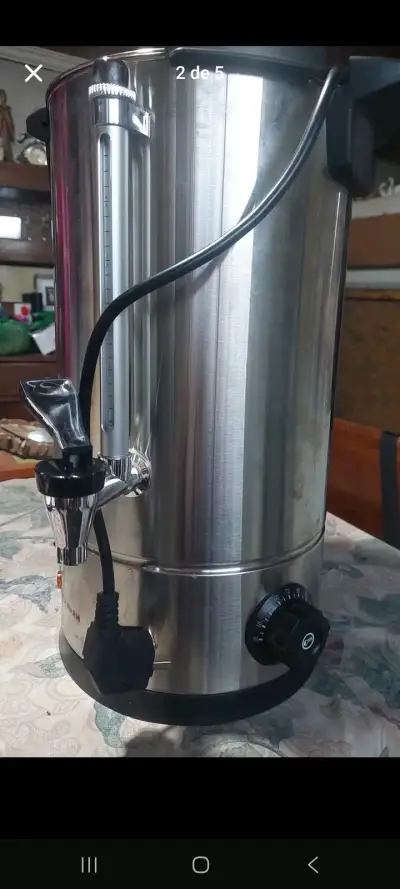 Calentador de Agua Eléctrico Boma 10L Acero Inoxidable - miniatura 3