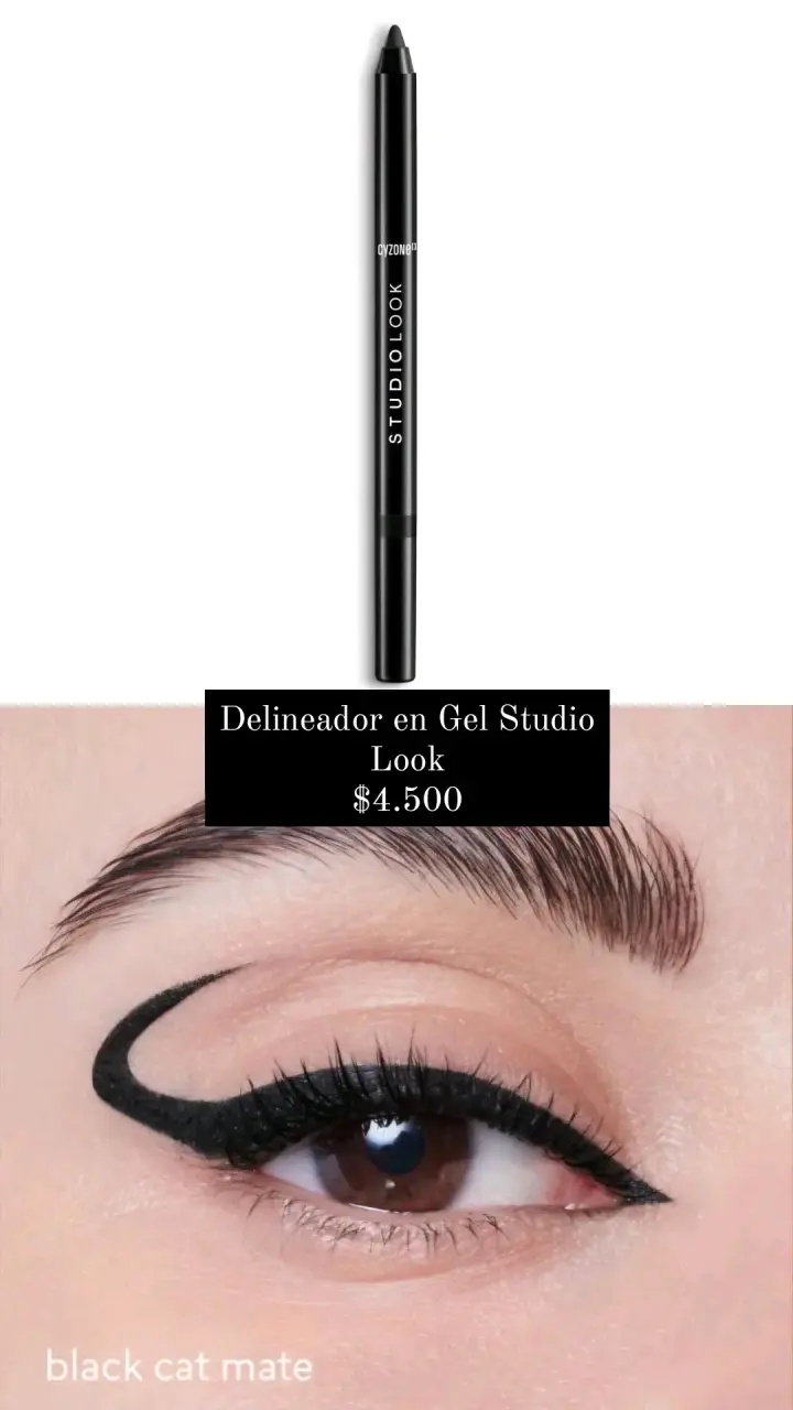 Delineador en Gel Cyzone Studio Look Negro