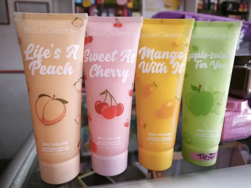 Set de lociones corporales Beauty Creations sabores frutales - 1