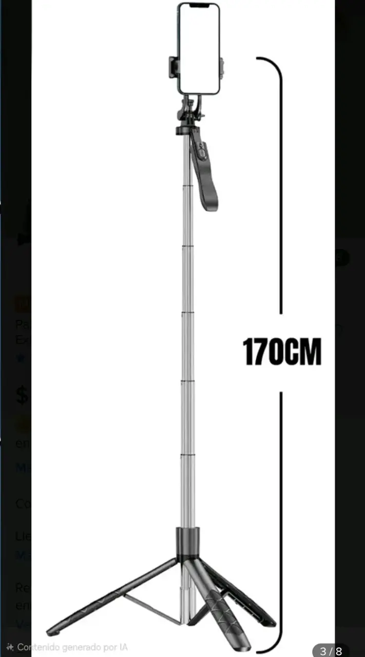 Trípode control remoto y bluetooth 170cm - 2