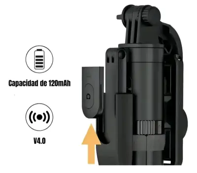 Trípode control remoto y bluetooth 170cm - miniatura 3
