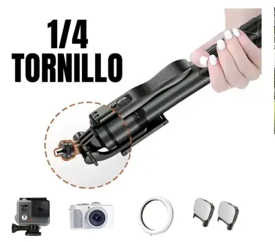 Trípode control remoto y bluetooth 170cm - miniatura 4