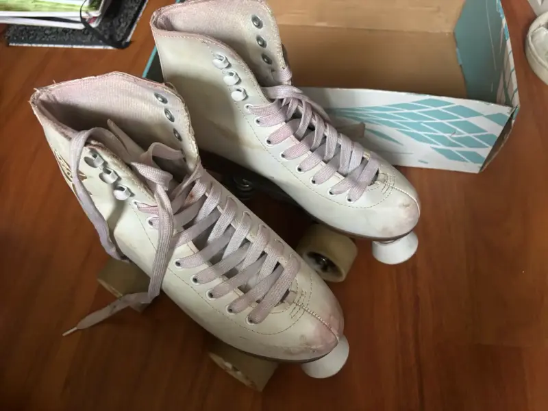 Patines de Cuatro Ruedas Blancos para Adultos - 5