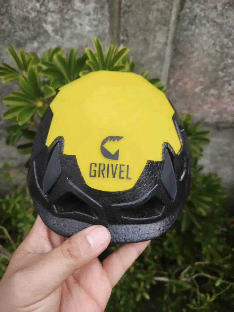 Casco de escalada Grivel amarillo y negro - 1