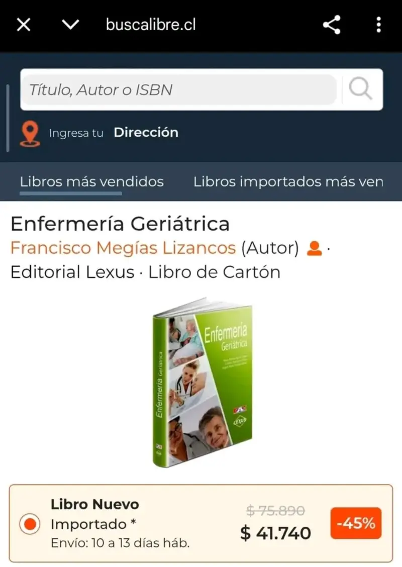 Libro Enfermería Geriátrica de Lexus - 5