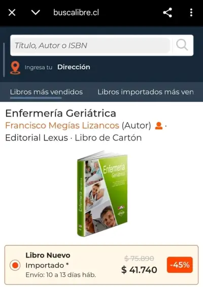Libro Enfermería Geriátrica de Lexus - miniatura 5