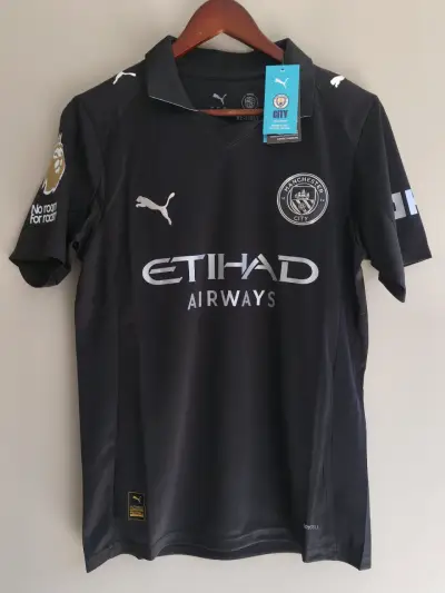 Camiseta Negra Manchester City Puma Original - miniatura 1