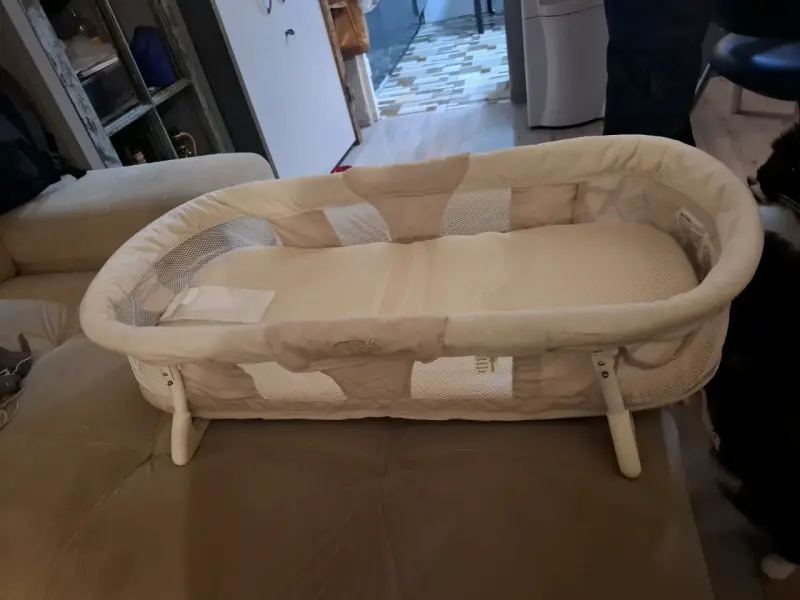Cuna colecho portátil beige para bebé - 1