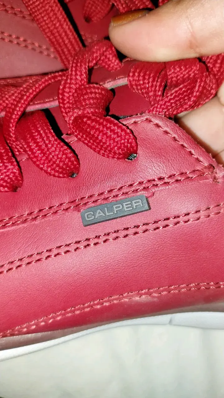 Zapatillas rojas de cuero Calper Softgel - 3