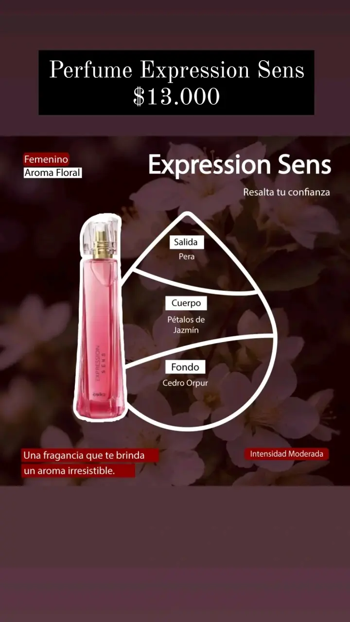 Perfume Expression Sens Floral Femenino