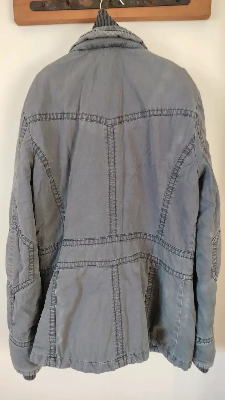 Chaqueta azul grisaseo marca EDC talla S - 2