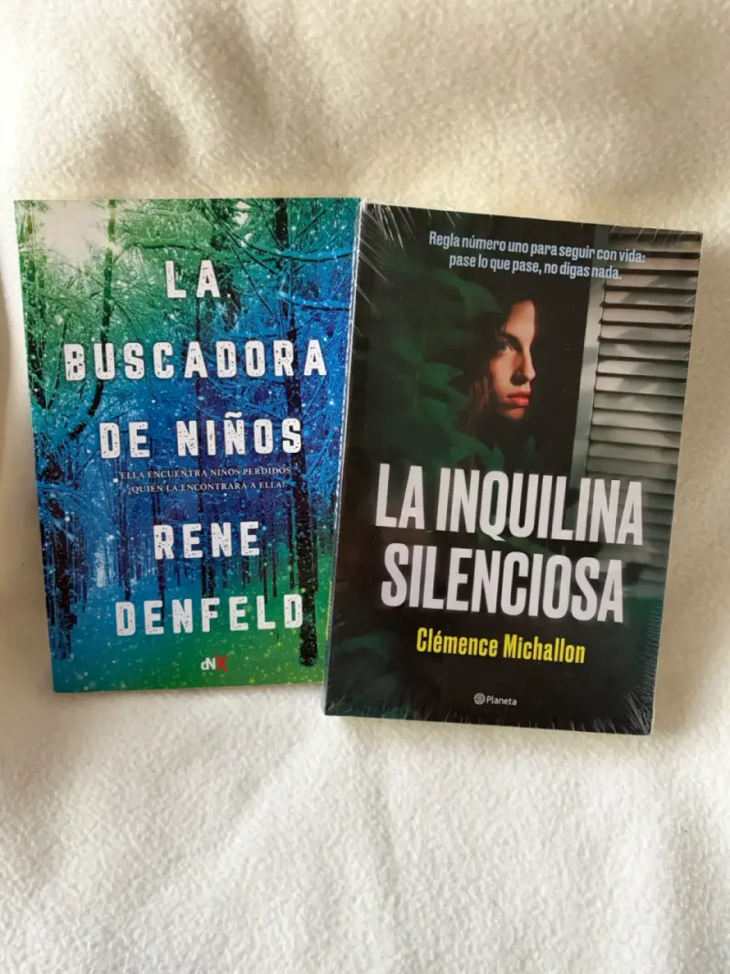 Pack de libros 'La Buscadora de Niños' y 'La Inquilina Silenciosa'