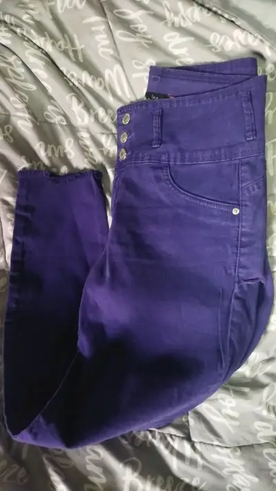 Pantalones morados de mujer Moschino - miniatura 2