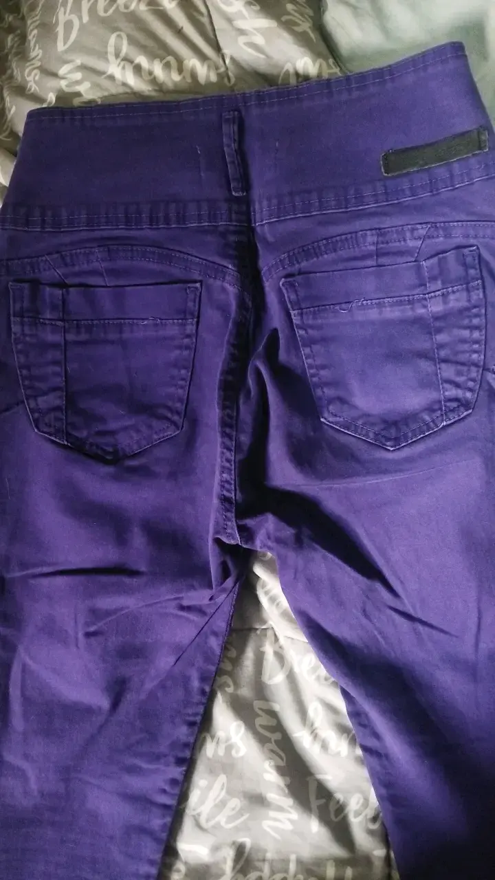 Pantalones morados de mujer Moschino - 3