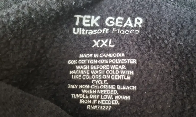 Polerón con capucha Tek Gear Ultrasoft Fleece XXL - 2