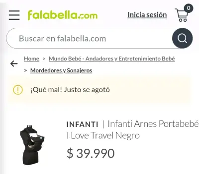 Portabebés solo 2 usos - miniatura 5