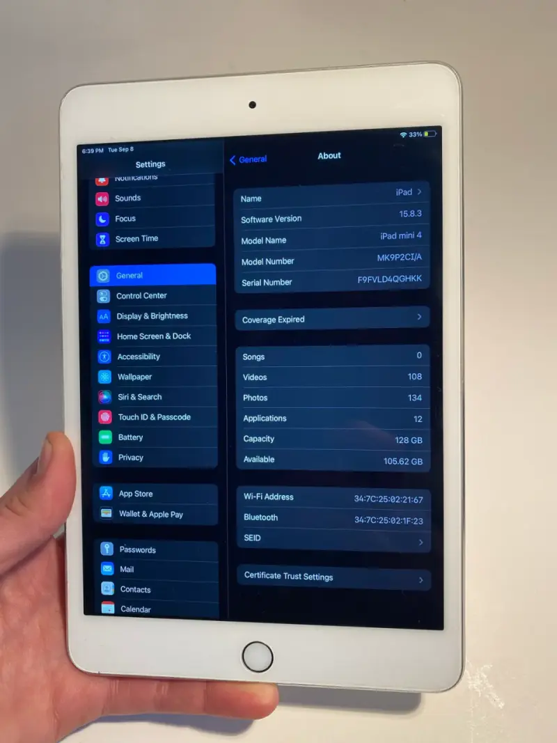 iPad Mini 4 128GB  perfecto estado - 2