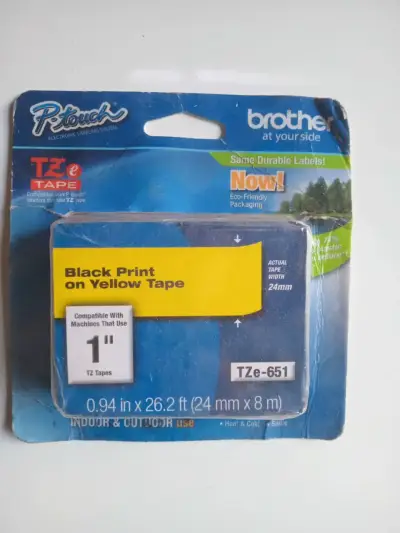Cinta laminada Brother TZe para rotuladoras - miniatura 2