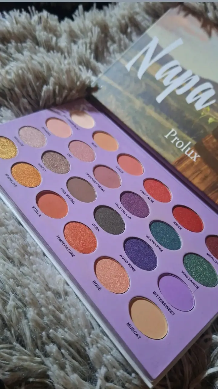 Paleta de sombras Prolux Napa colores variados - 2