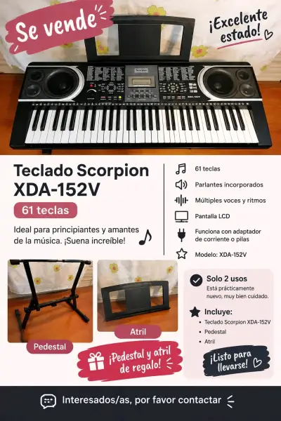 Teclado cómo nuevo - miniatura 1