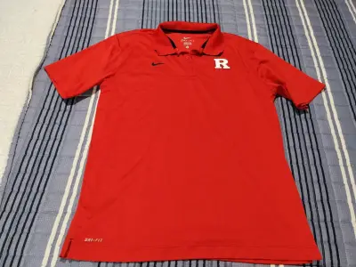Polera Polo Roja Nike Dri-Fit Talla L - miniatura 1
