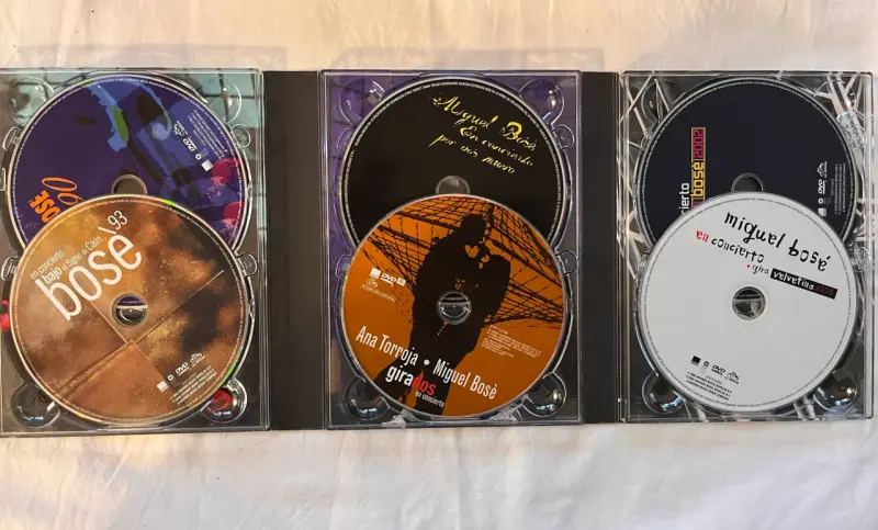 Colección de 6 conciertos de Miguel Bosé en DVD - 3