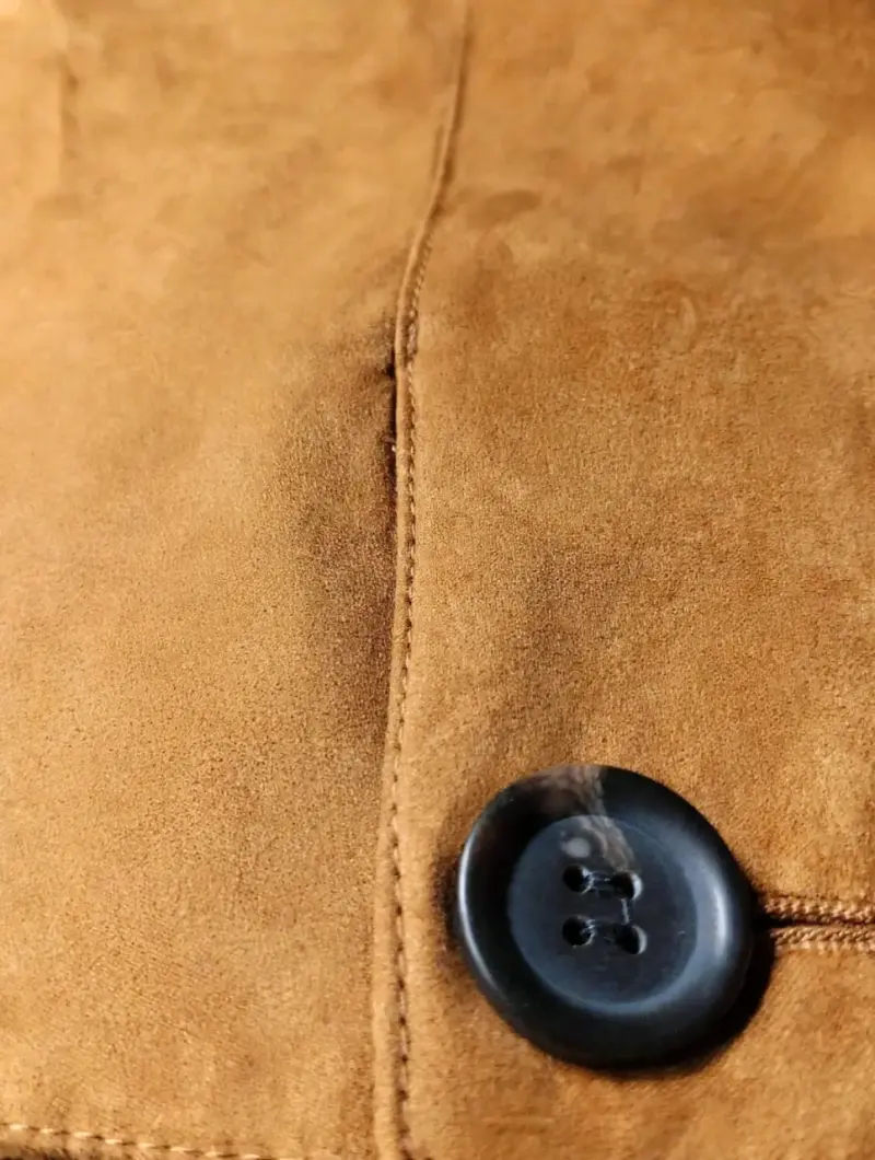 Chaqueta gamuza café L LEFTIES - 3