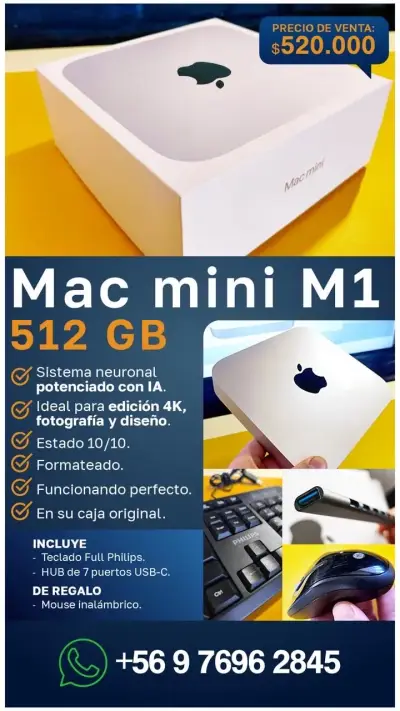 Mac Mini M1 512GB con accesorios - miniatura 1