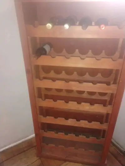 Botellero de madera para 30 botellas - miniatura 1