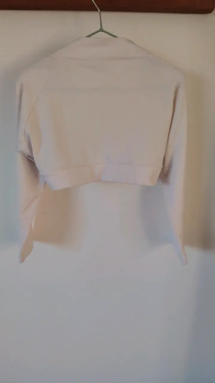 Bolero blanco de manga larga mujer - 2