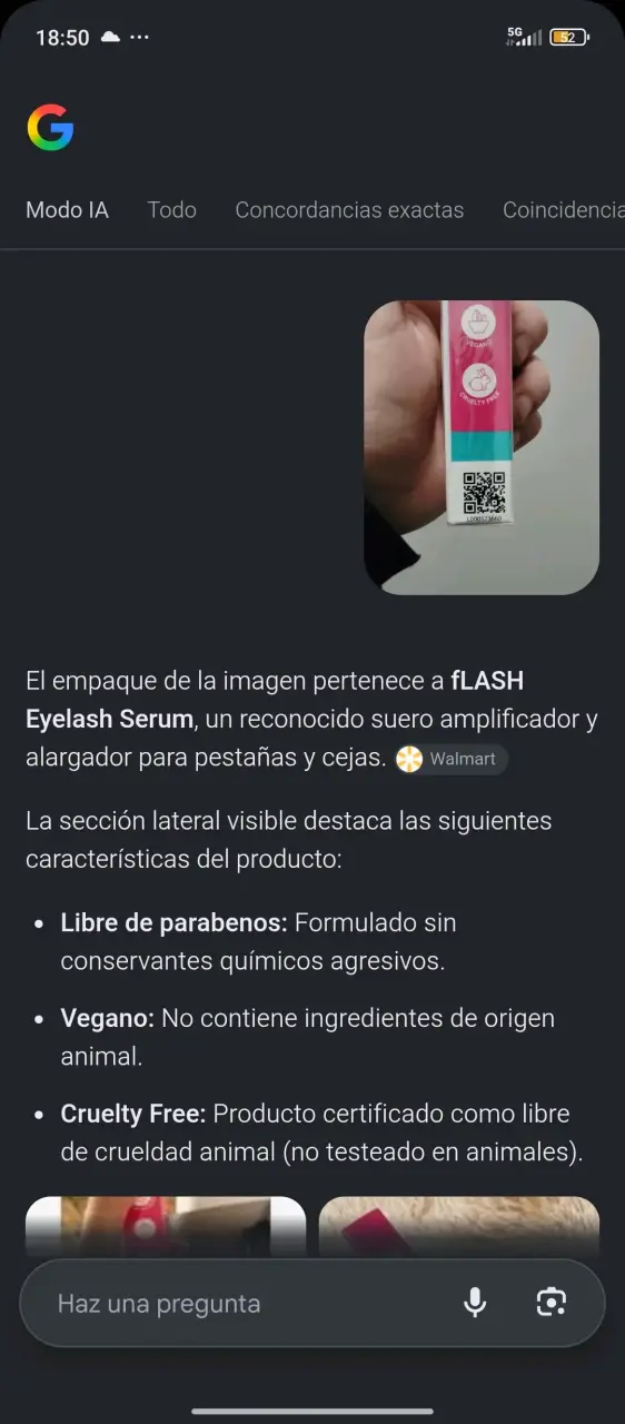 Suero para pestañas FLASH 2ml - 5