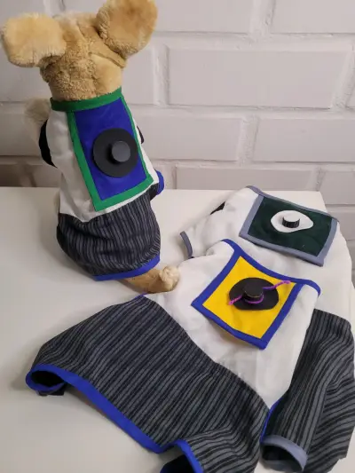 Traje de huaso para perro macho. - miniatura 1