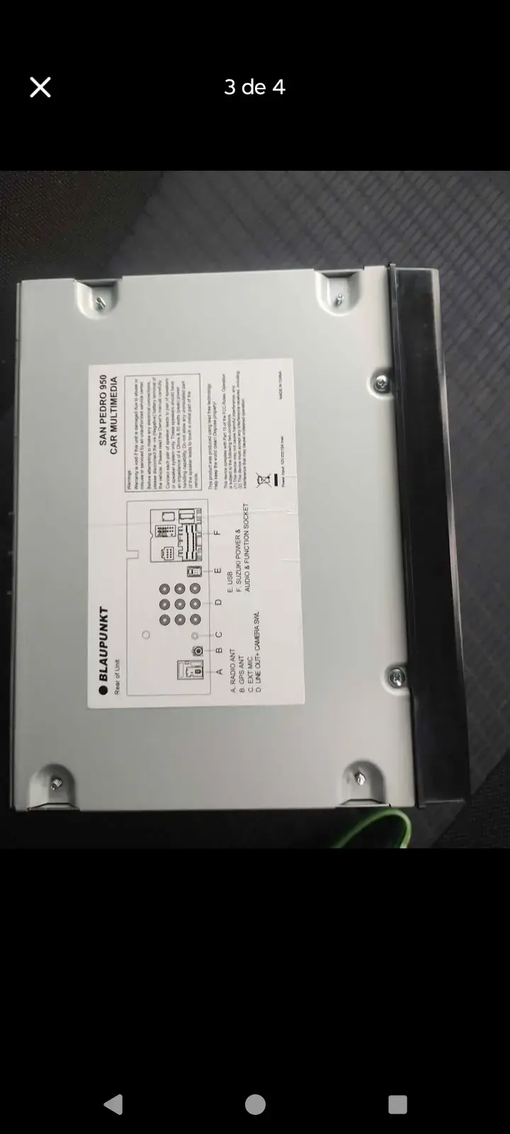 Radio para auto Blaupunkt con pantalla táctil - 2
