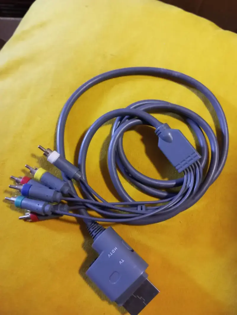 Cable Componente AV HD Original Microsoft Xbox 360