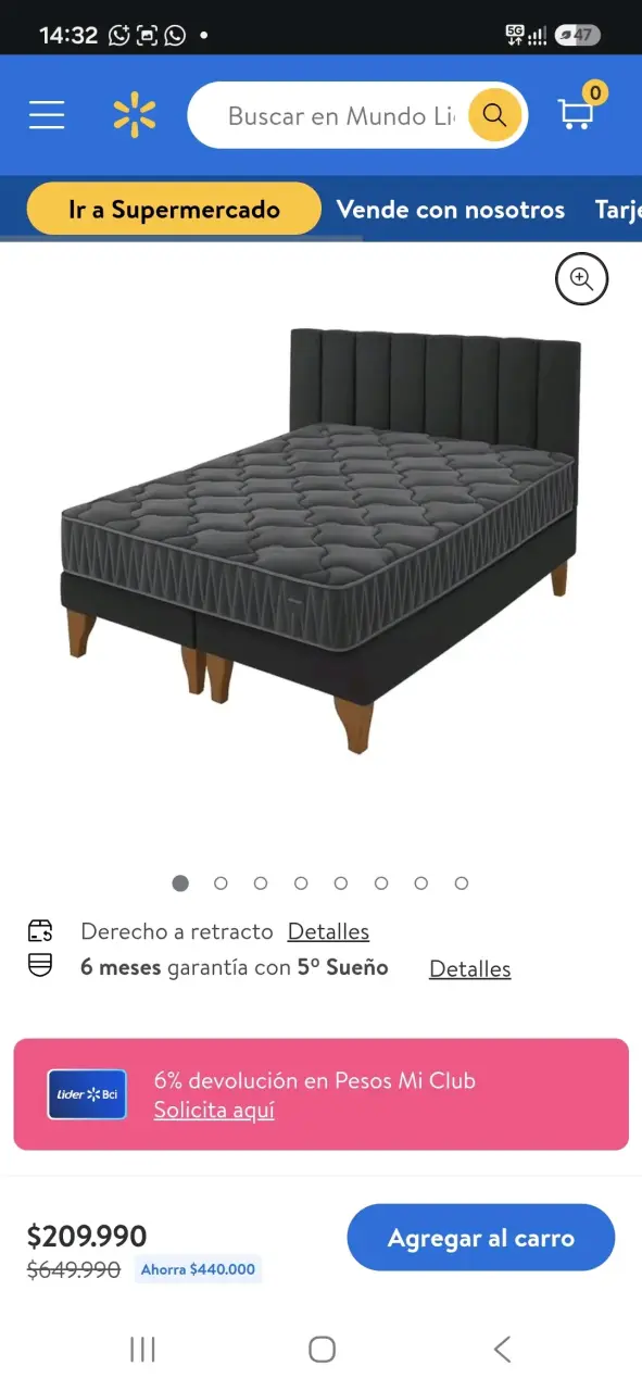Cama de 2 plazas nueva✨️ - 1