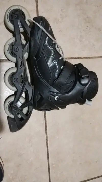 Patines en línea negros talla 35-38 - miniatura 4
