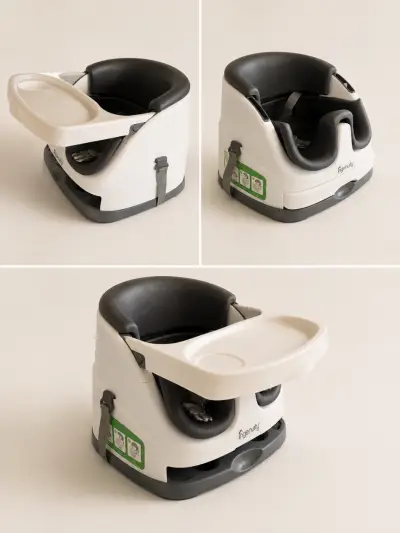 Silla Booster 2 en 1 Ingenuity Slate Gris - miniatura 1