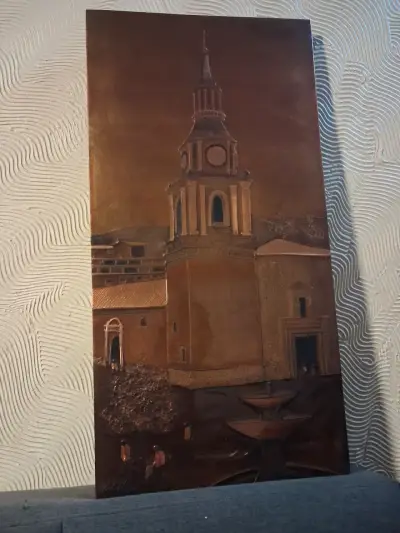 Cuadro en lámina de Cobre de la Iglesia de San fra - miniatura 4