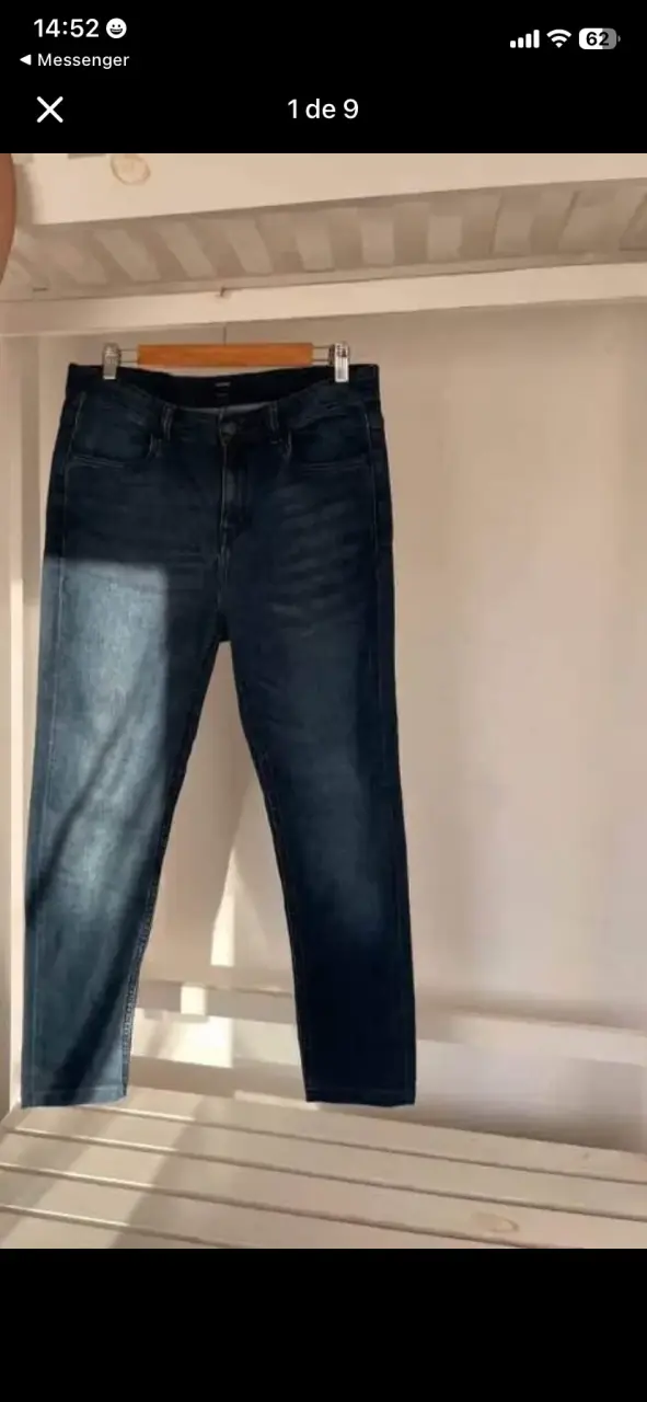 Jeans skinny azul para mujer - 5