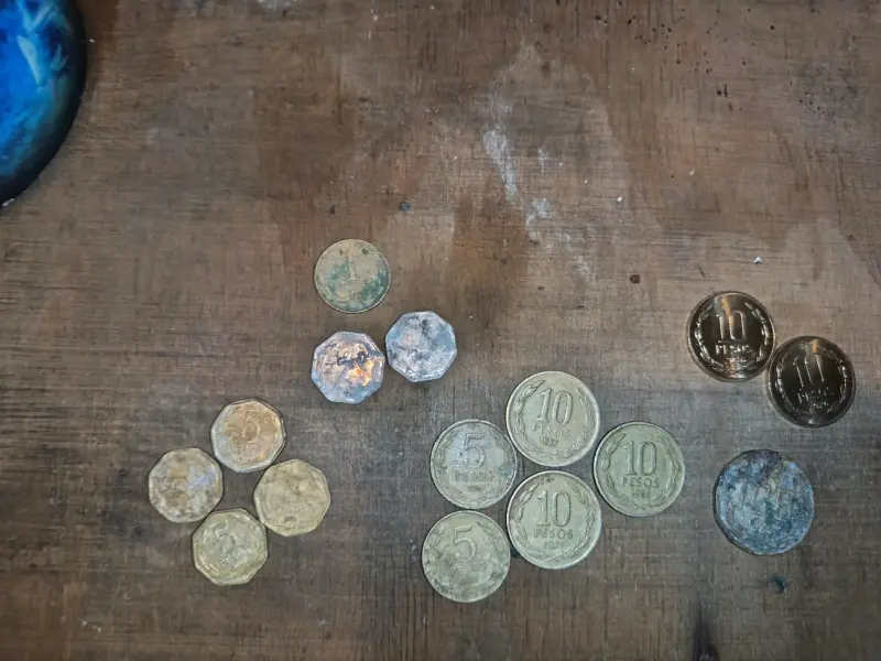 Lote de Monedas Antiguas de Chile