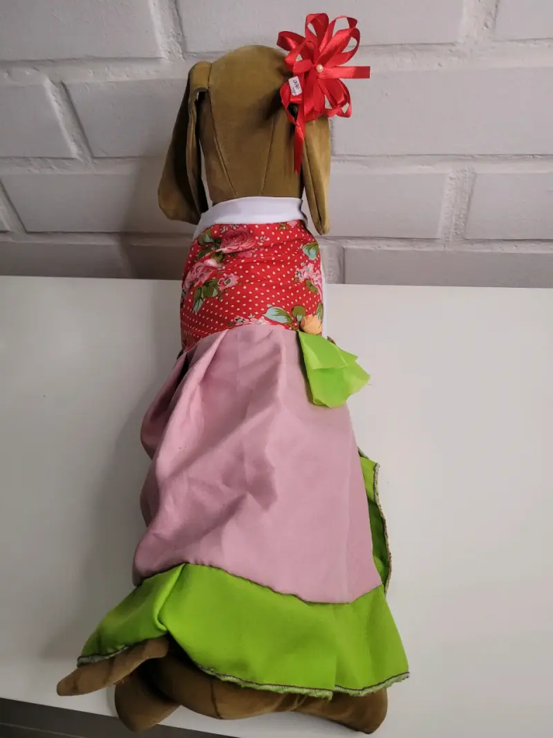 Vestido para perro con diseño floral . HUASO - 3