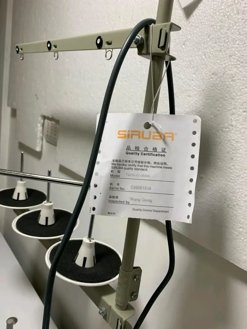 Máquina doble aguja Industrial Siruba con Mesa - 2