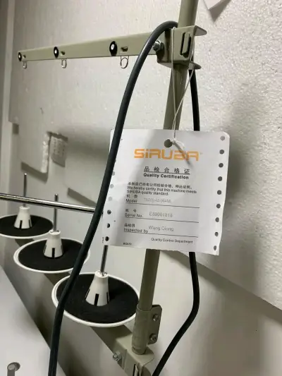 Máquina doble aguja Industrial Siruba con Mesa - miniatura 2