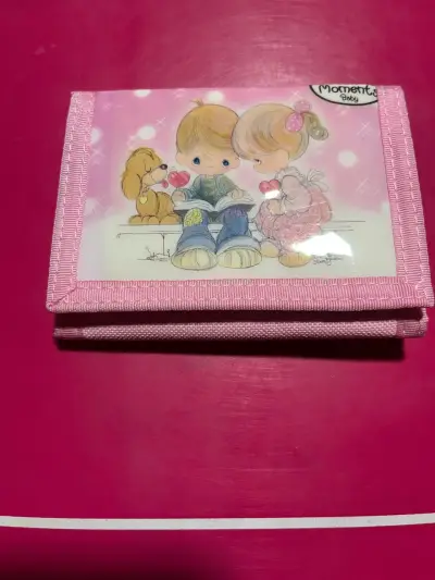 Billetera infantil rosa con diseño tierno - miniatura 1