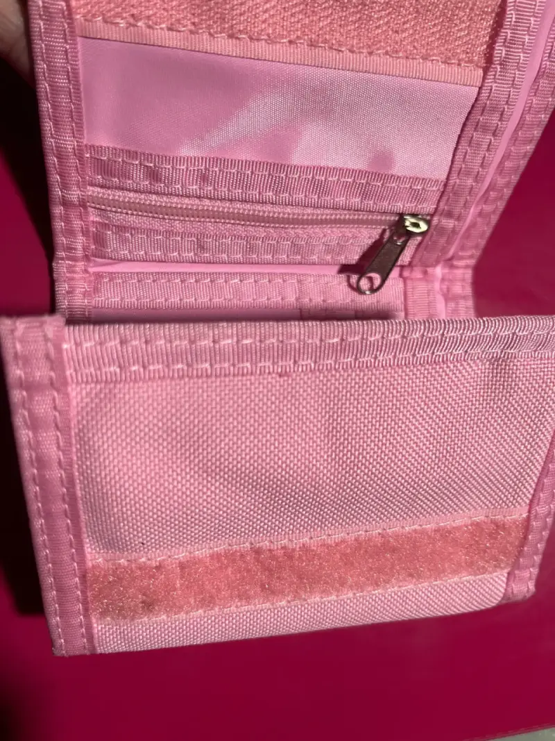 Billetera infantil rosa con diseño tierno - 2