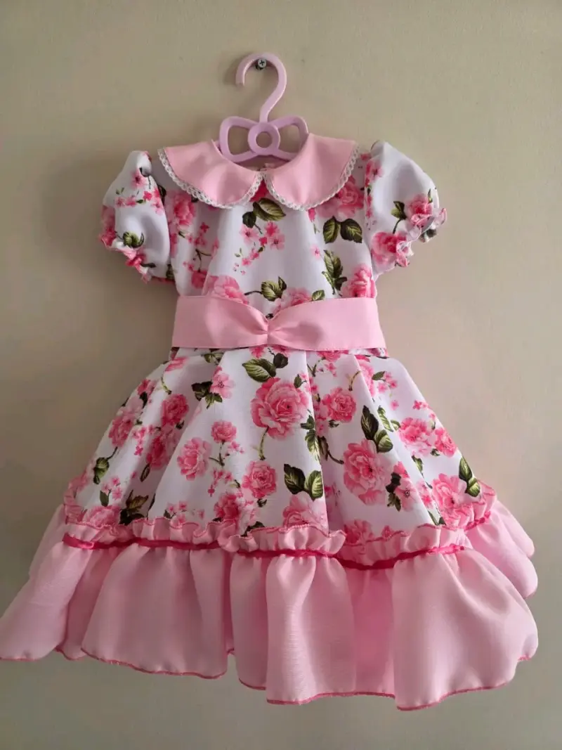 Vestido de chinita bebe - 1