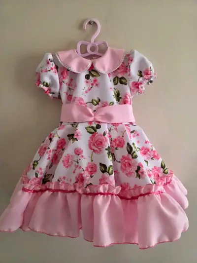 Vestido de chinita bebe - miniatura 1