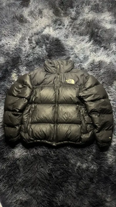 Chaqueta de plumas negra The North Face XL - miniatura 1